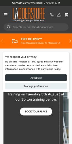 Mobile page screenshot