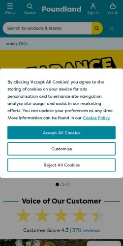 Mobile page screenshot