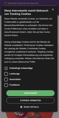 Mobile page screenshot