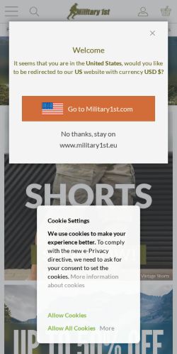 Mobile page screenshot