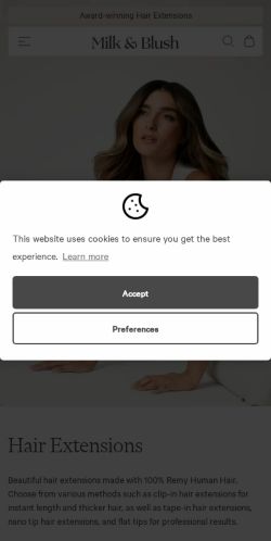 Mobile page screenshot