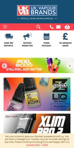Mobile page screenshot