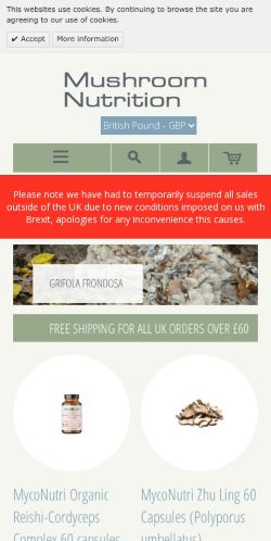 Mobile page screenshot