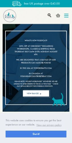 Mobile page screenshot