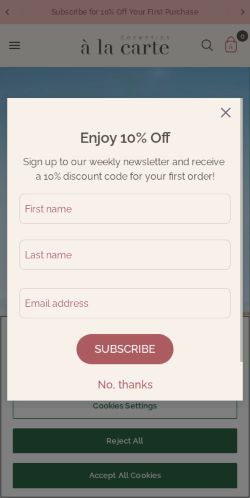 Mobile page screenshot