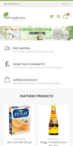 Mobile page screenshot