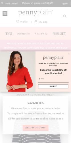 Mobile page screenshot