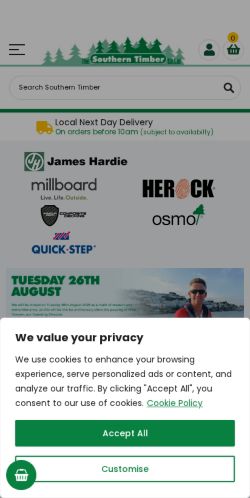 Mobile page screenshot