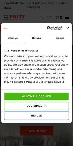 Mobile page screenshot