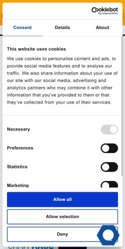 Mobile page screenshot