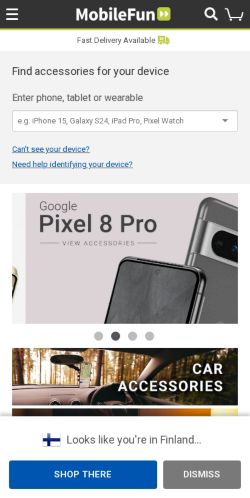 Mobile page screenshot