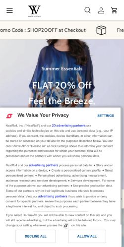 Mobile page screenshot