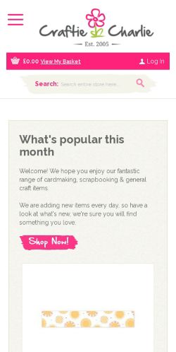 Mobile page screenshot