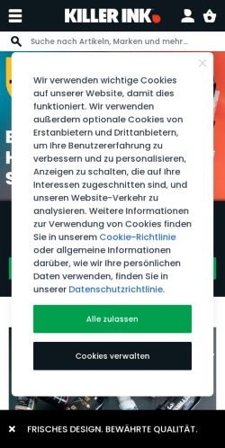 Mobile page screenshot