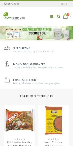 Mobile page screenshot