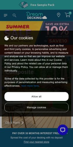 Mobile page screenshot