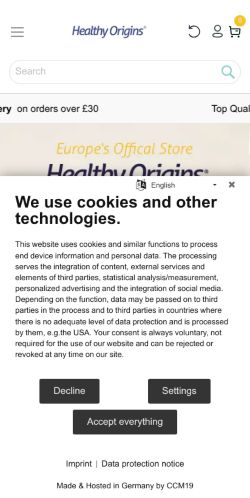 Mobile page screenshot
