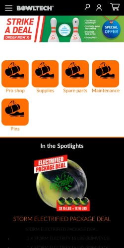 Mobile page screenshot