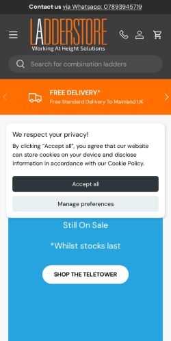 Mobile page screenshot