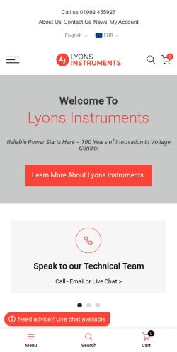 Mobile page screenshot