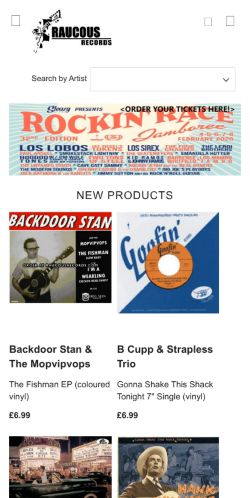 Mobile page screenshot
