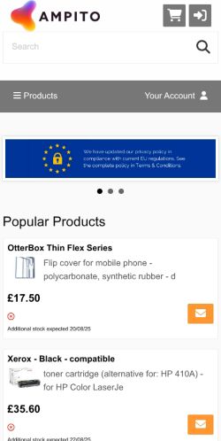 Mobile page screenshot