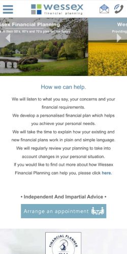 Mobile page screenshot