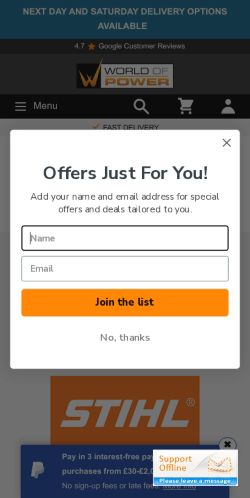 Mobile page screenshot