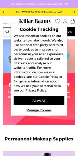 Mobile page screenshot
