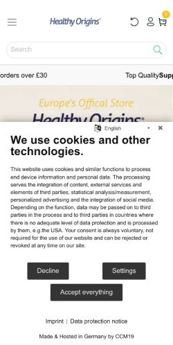 Mobile page screenshot