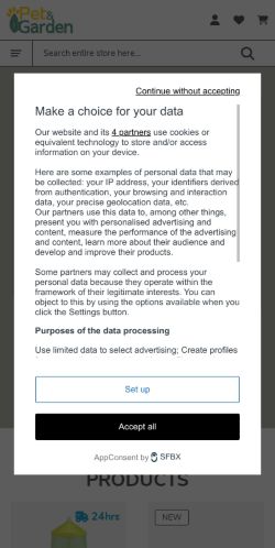 Mobile page screenshot