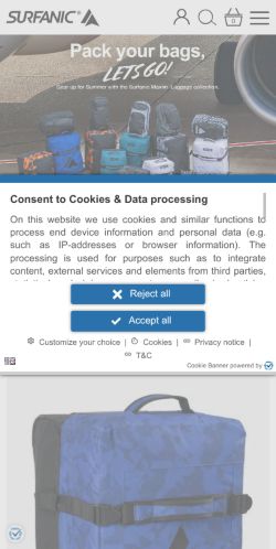 Mobile page screenshot