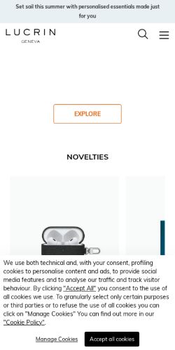 Mobile page screenshot