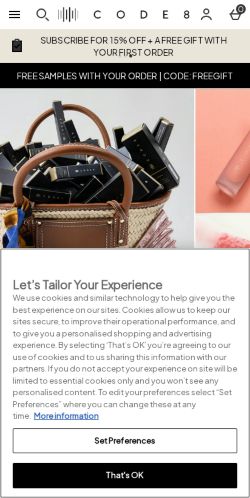 Mobile page screenshot