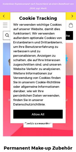 Mobile page screenshot