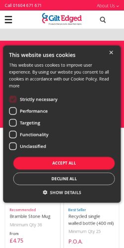 Mobile page screenshot