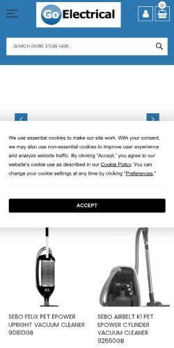 Mobile page screenshot
