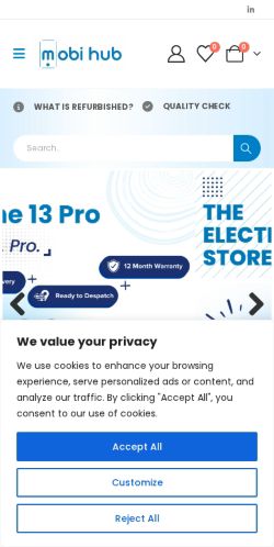 Mobile page screenshot