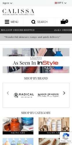 Mobile page screenshot