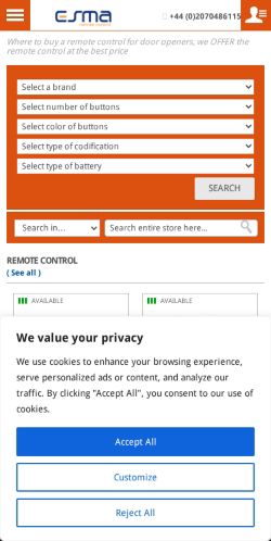 Mobile page screenshot