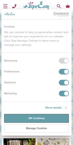 Mobile page screenshot