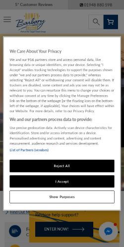 Mobile page screenshot