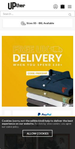 Mobile page screenshot