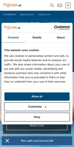 Mobile page screenshot