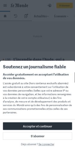Mobile page screenshot