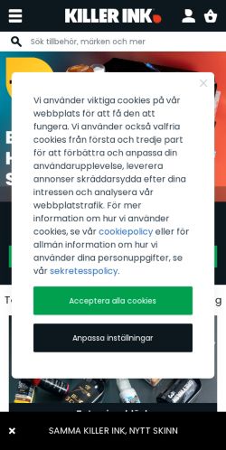 Mobile page screenshot