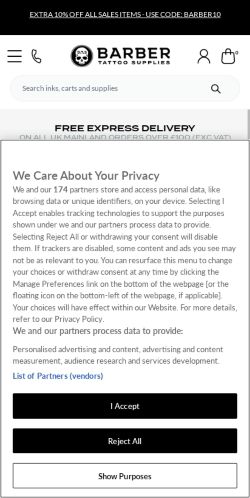Mobile page screenshot
