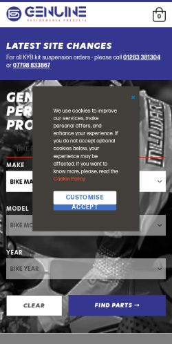 Mobile page screenshot