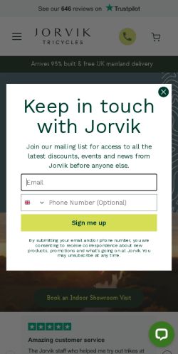 Mobile page screenshot