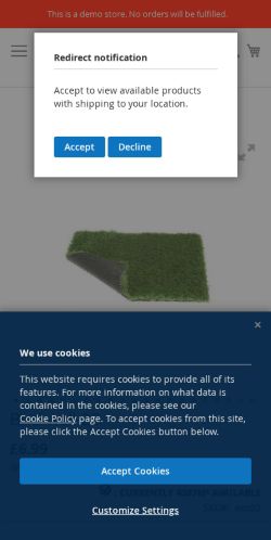 Mobile page screenshot